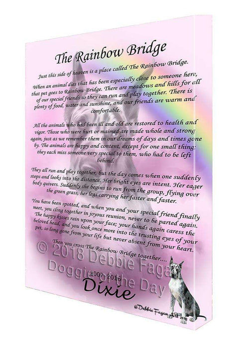 Rainbow Bridge Great Dane Dog Canvas Print Wall Art Décor CVS91889