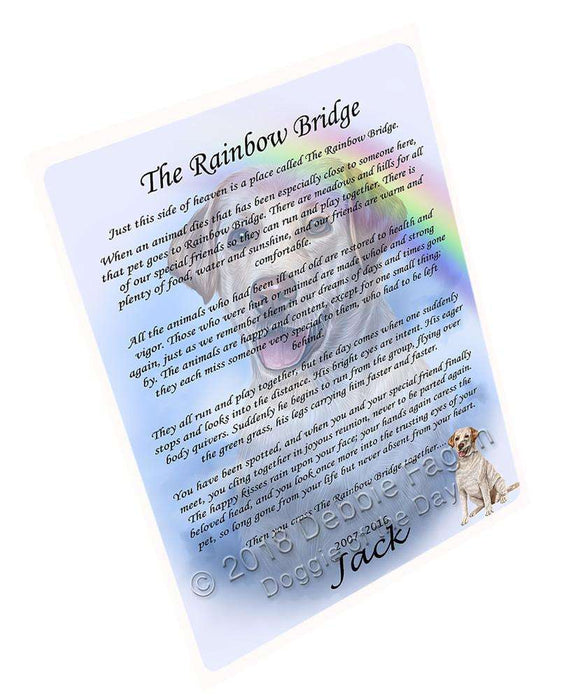 Rainbow Bridge Labrador Retriever Dog Blanket BLNKT91479