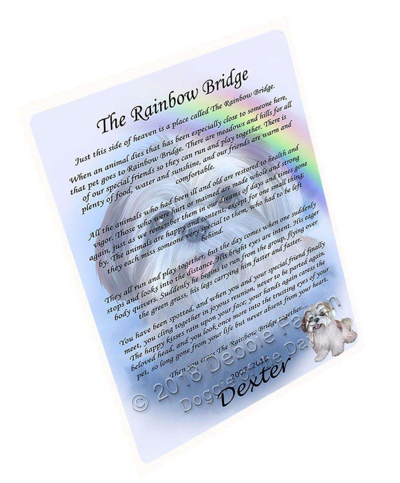 Rainbow Bridge Lhasa Apso Dog Cutting Board C62496