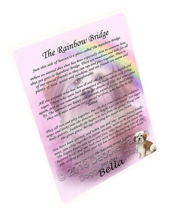 Rainbow Bridge Malti Tzu Dog Cutting Board C62502