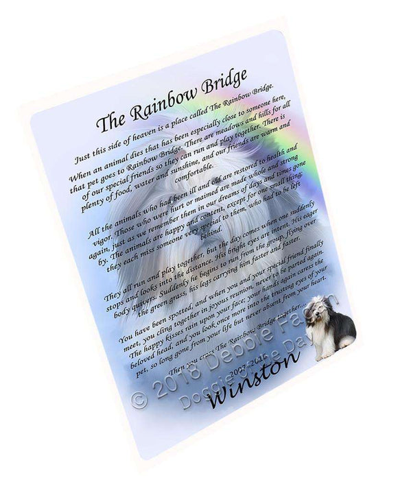 Rainbow Bridge Old English Sheepdog Cutting Board C62508