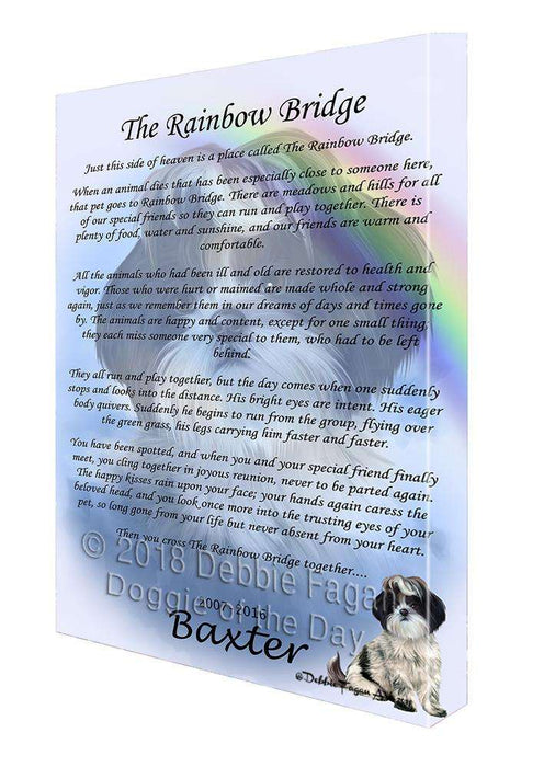 Rainbow Bridge Shih Tzu Dog Canvas Print Wall Art Décor CVS92222