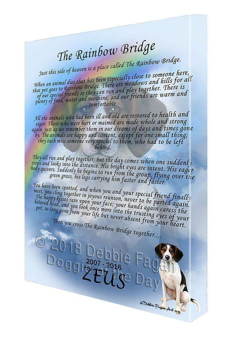 Rainbow Bridge Treeing Walker Coonhound Dog Canvas Print Wall Art Décor CVS74618