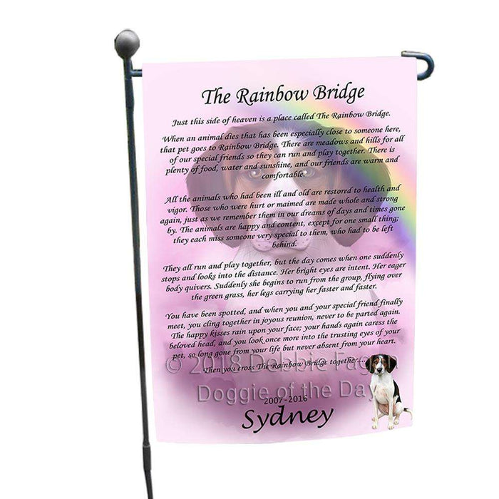 Rainbow Bridge Treeing Walker Coonhound Dog Garden Flag GFLG52775