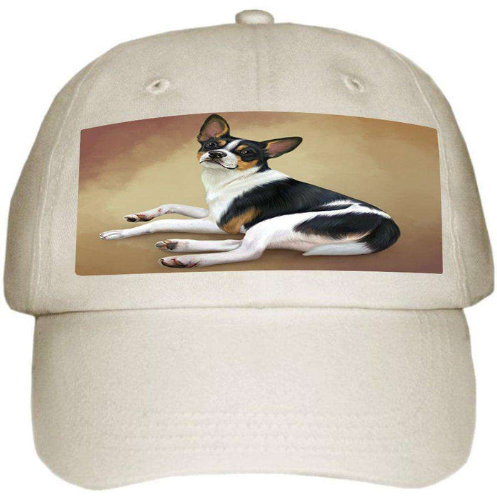 Rat Terrier Dog Ball Hat Cap HAT48054