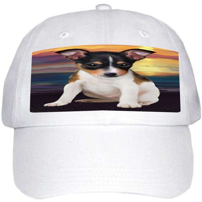 Rat Terrier Dog Ball Hat Cap HAT49278
