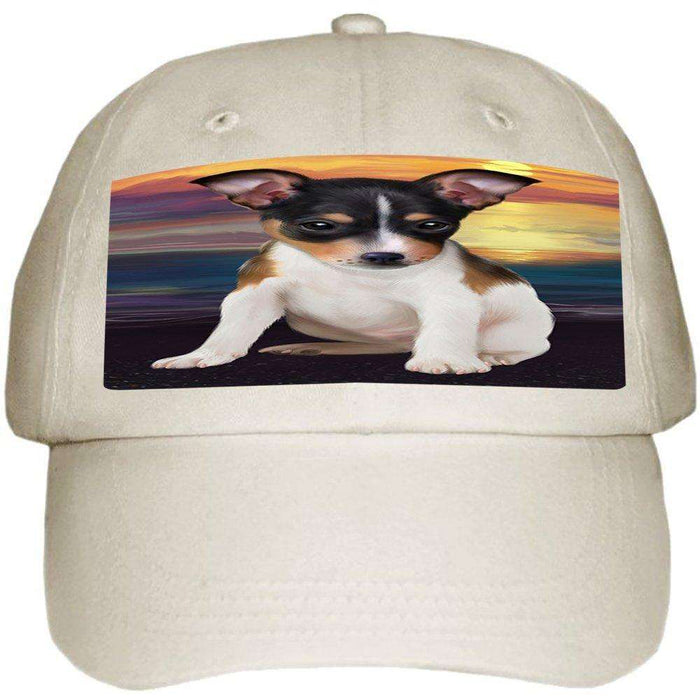 Rat Terrier Dog Ball Hat Cap HAT49278