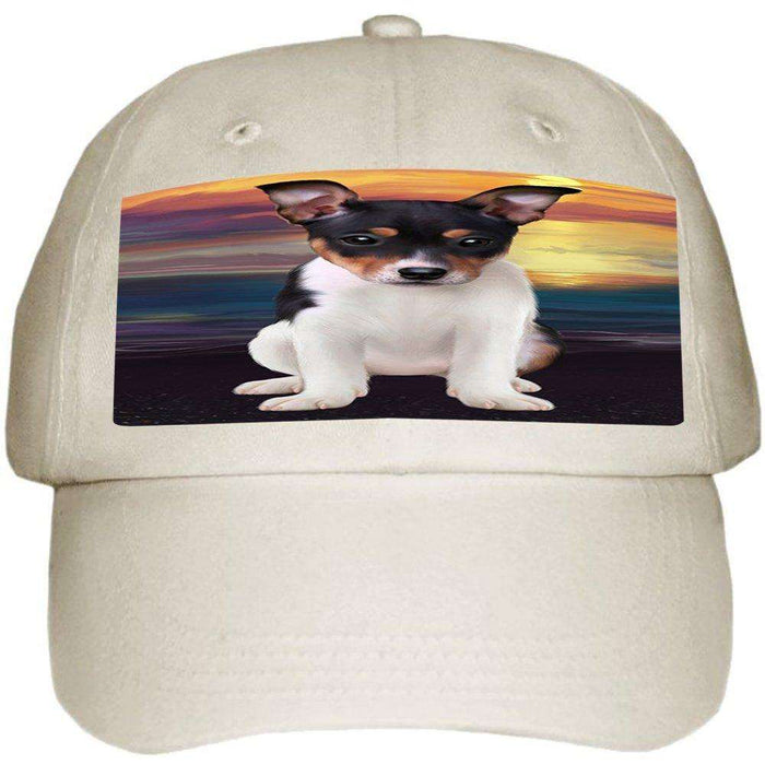 Rat Terrier Dog Ball Hat Cap HAT49290