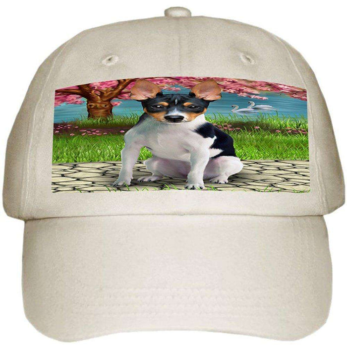 Rat Terrier Dog Ball Hat Cap HAT49293