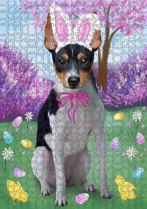 Rat Terrier Dog Easter Holiday Puzzle  PUZL51261