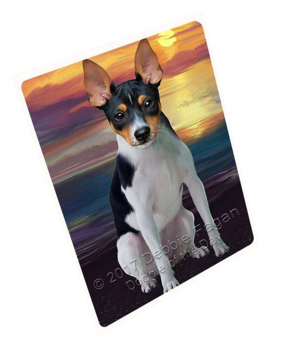 Rat Terrier Dog Large Refrigerator / Dishwasher RMAG50760