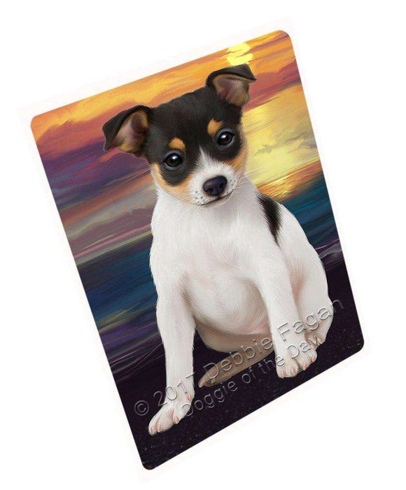 Rat Terrier Dog Magnet Mini (3.5" x 2") MAG49383