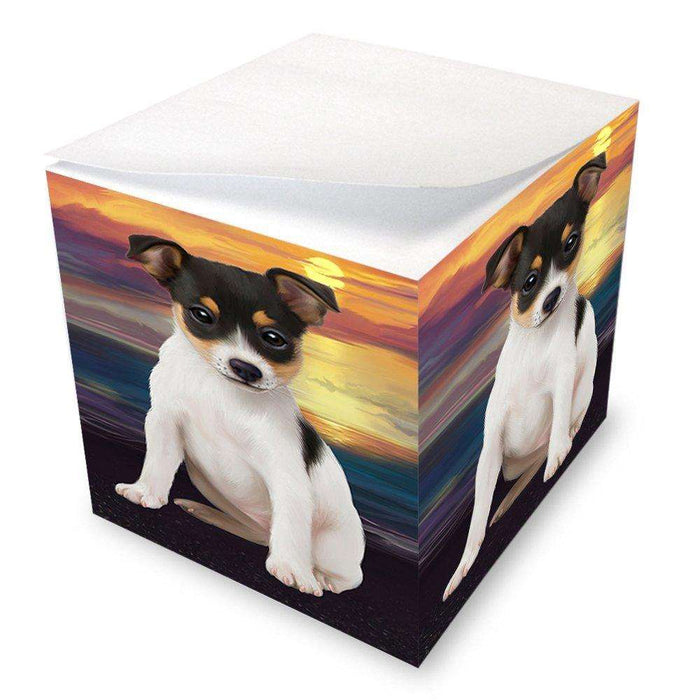 Rat Terrier Dog Note Cube NOC48514