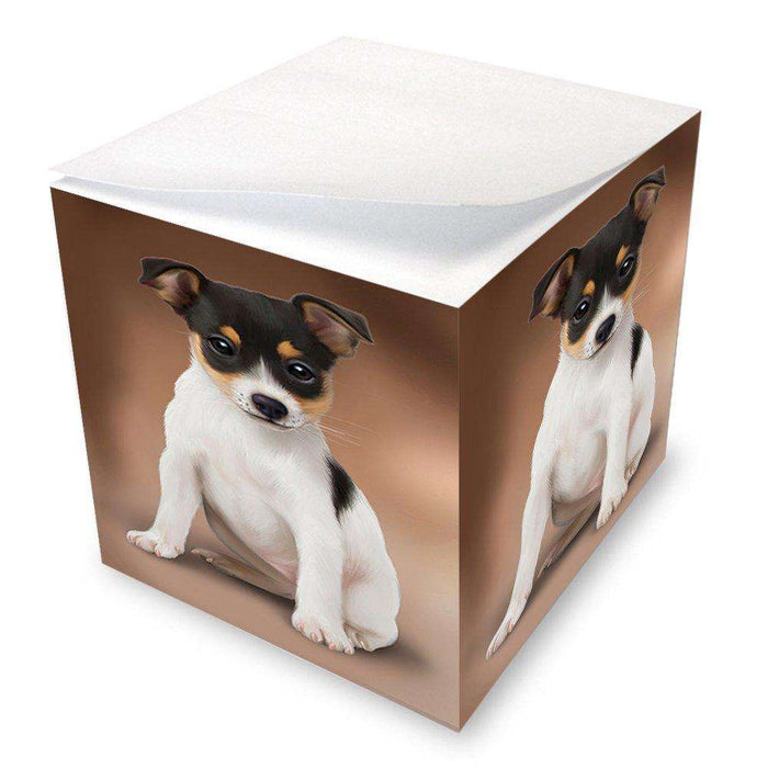 Rat Terrier Dog Note Cube NOC48516