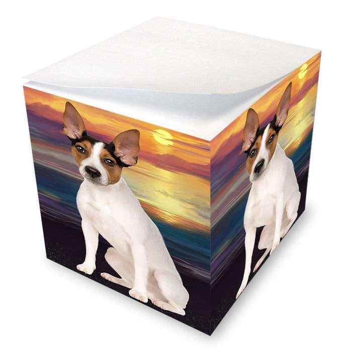 Rat Terrier Dog Note Cube NOC48517