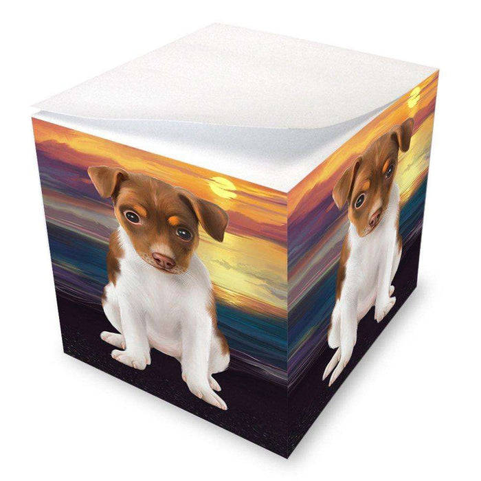 Rat Terrier Dog Note Cube NOC48518