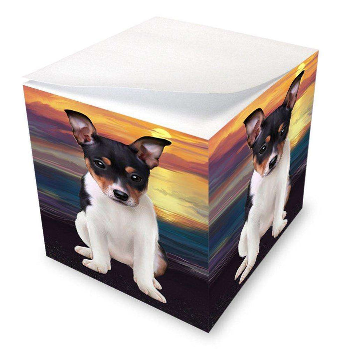 Rat Terrier Dog Note Cube NOC48519