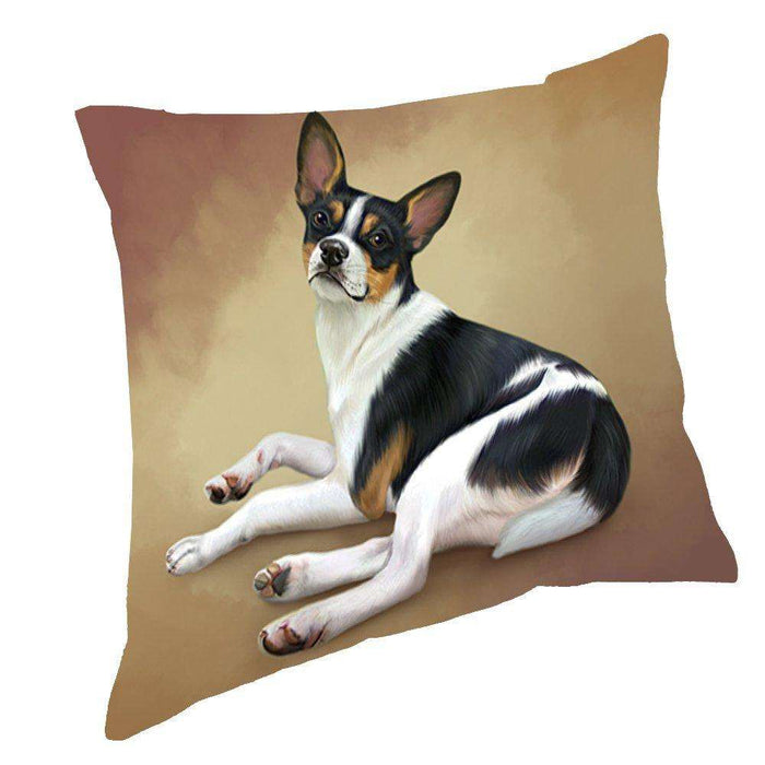 Rat Terrier Dog Pillow PIL48276