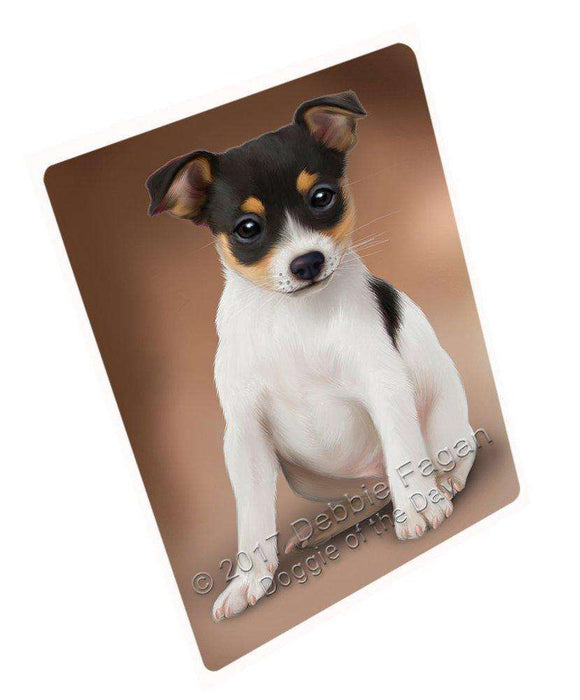 Rat Terrier Dog Tempered Cutting Board C49389