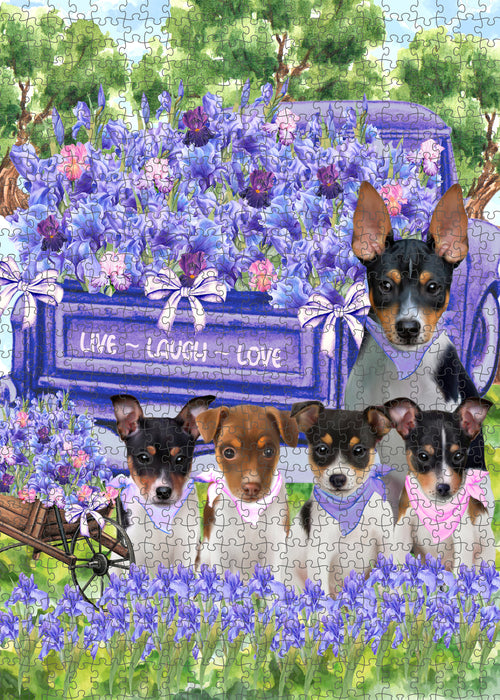 Rat Terrier Jigsaw Puzzle for Adult, Interlocking Puzzles Games, Personalized, Explore a Variety of Designs, Custom, Dog Gift for Pet Lovers