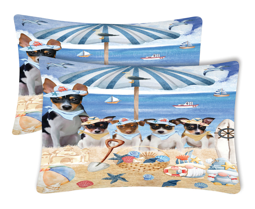 Rat Terrier Pillow Case, Standard Pillowcases Set of 2, Explore a Variety of Designs, Custom, Personalized, Pet & Dog Lovers Gifts