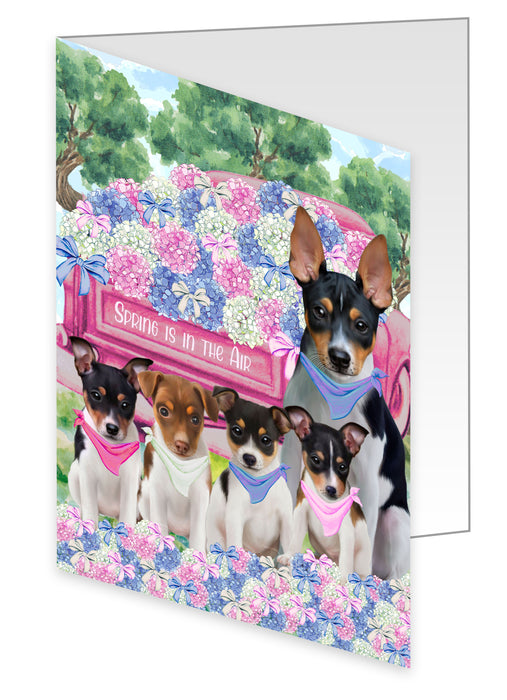 Rat Terrier Greeting Cards & Note Cards: Invitation Card with Envelopes Multi Pack, Personalized, Explore a Variety of Designs, Custom, Dog Gift for Pet Lovers