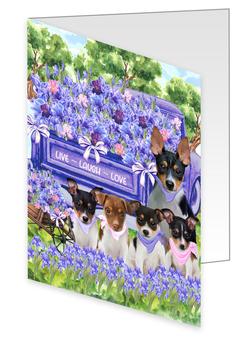 Rat Terrier Greeting Cards & Note Cards: Explore a Variety of Designs, Custom, Personalized, Invitation Card with Envelopes, Gift for Dog and Pet Lovers