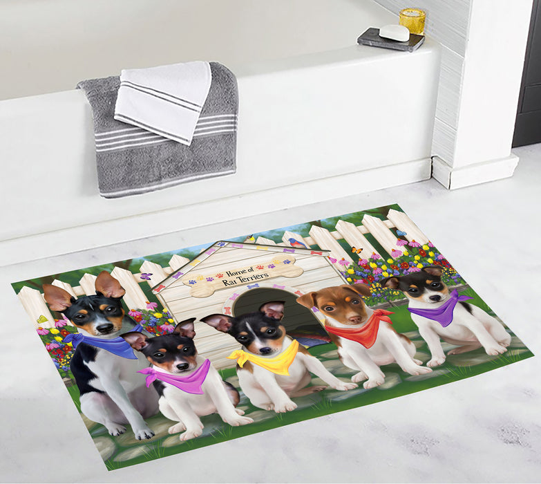 Spring Dog House Rat Terrier Dogs Bath Mat