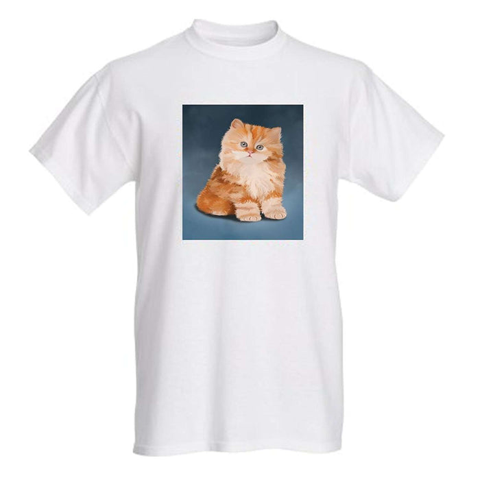 Red Persian Kitten Cat T-Shirt