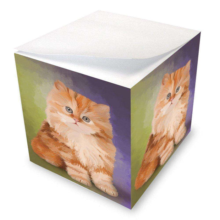 Red Persian Kitten Note Cube NOC48070