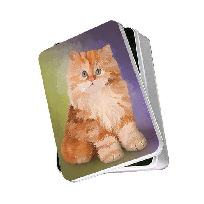 Red Persian Kitten Photo Storage Tin PITN48070