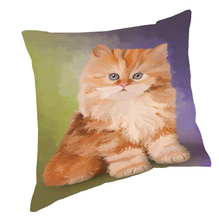 Red Persian Kitten Pillow PIL48280