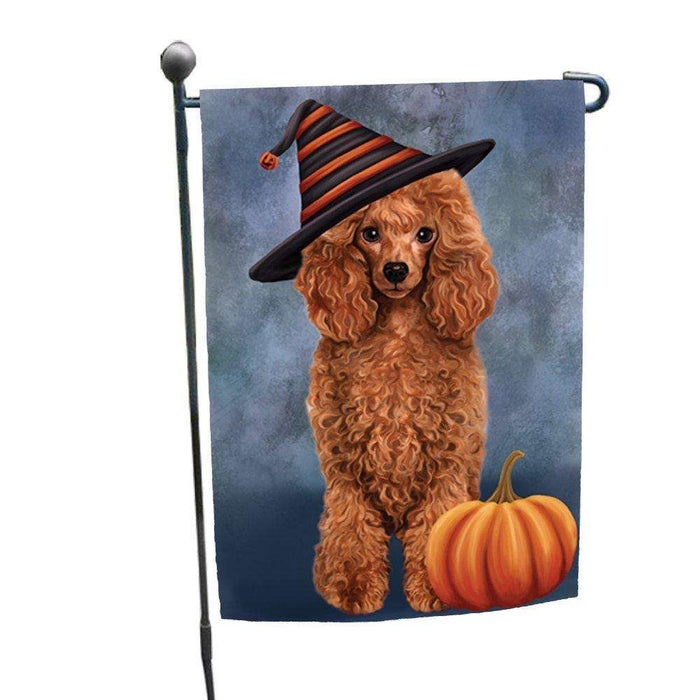 Red Poodle Dog Garden Flag GF103