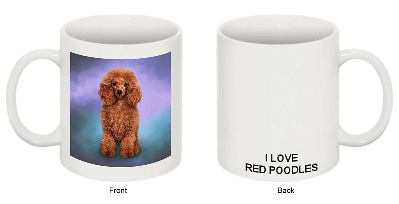 Red Poodle Dog Mug MUG48071