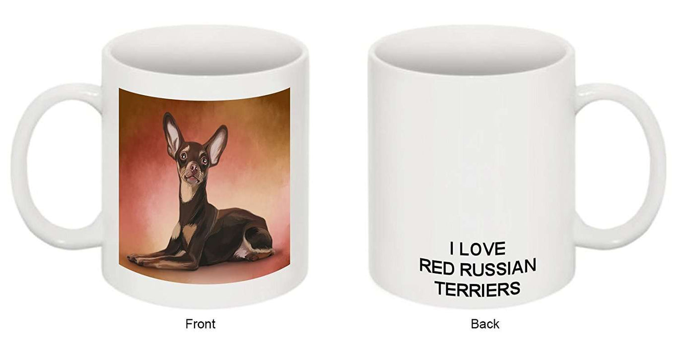 Red Russian Terrier Dog Mug MUG48072