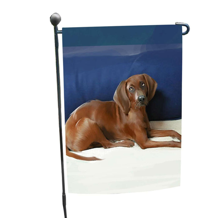 Redbone Coonhound Dog Garden Flag