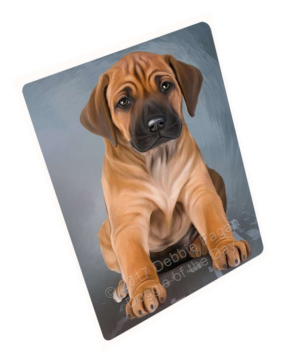 Rhodesian Ridgeback Dog Art Portrait Print Woven Throw Sherpa Plush Fleece Blanket