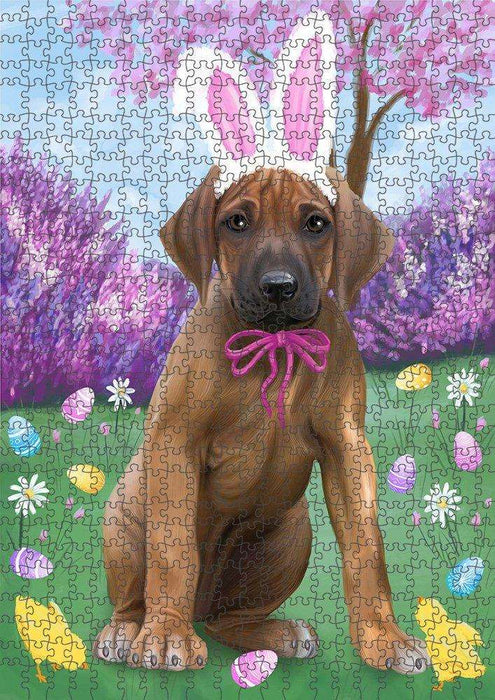 Rhodesian Ridgeback Dog Easter Holiday Puzzle with Photo Tin PUZL51279