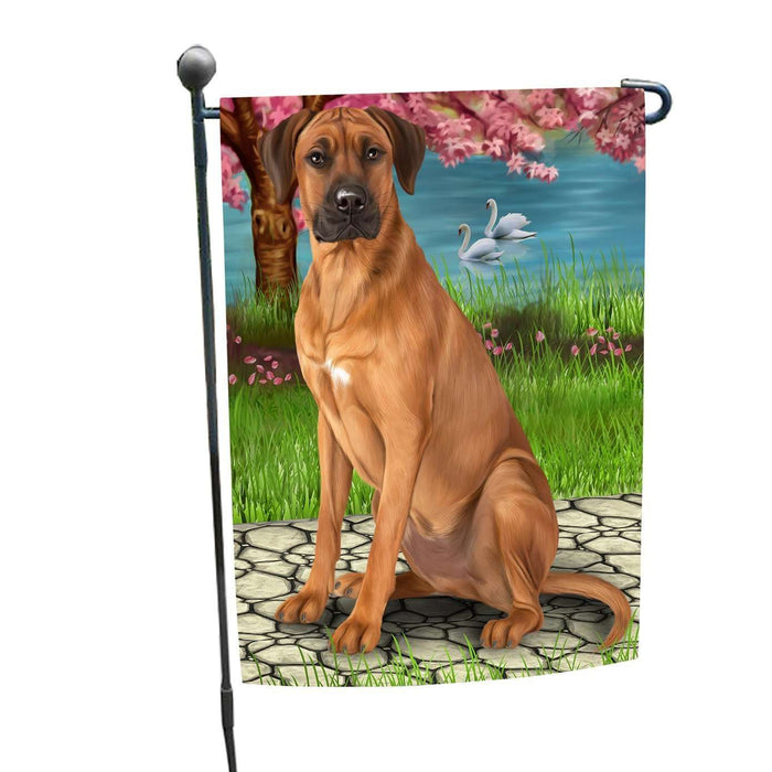 Rhodesian Ridgeback Dog Garden Flag