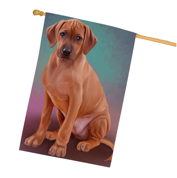 Rhodesian Ridgeback Dog House Flag