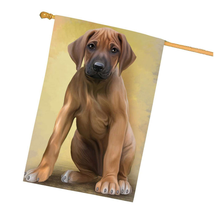 Rhodesian Ridgeback Dog House Flag