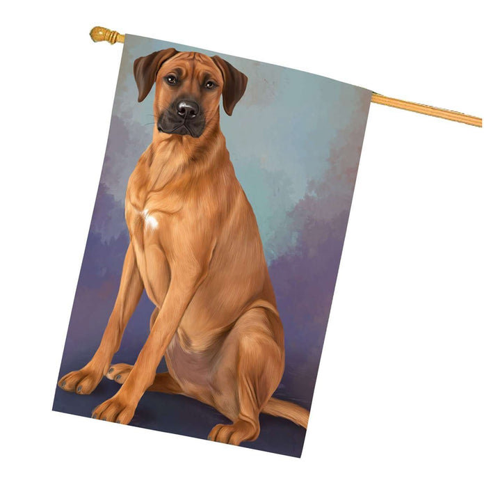 Rhodesian Ridgeback Dog House Flag