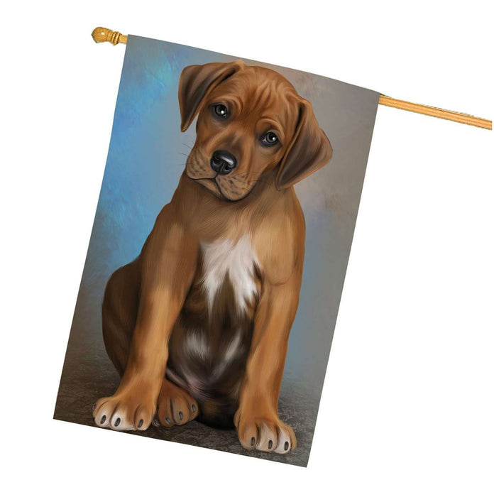 Rhodesian Ridgeback Dog House Flag