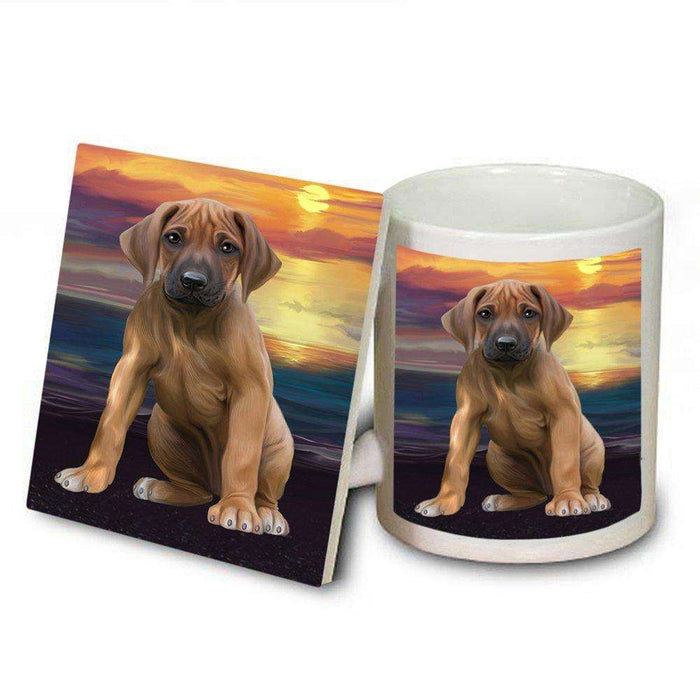 Rhodesian Ridgeback Dog Mug and Coaster Set