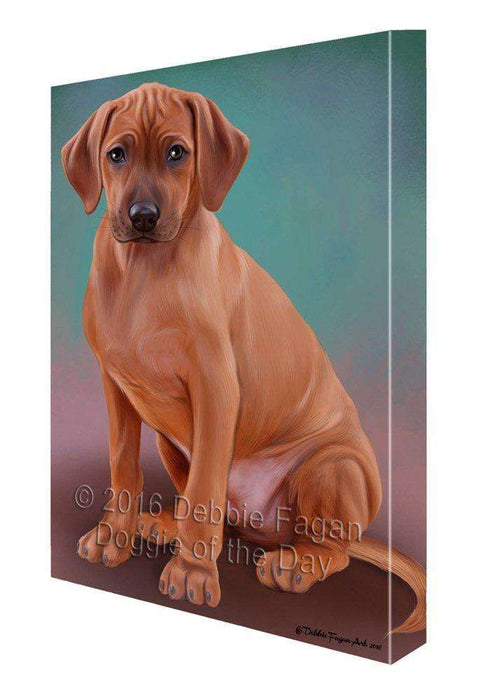 Rhodesian Ridgeback Dog Painting Printed on Canvas Wall Art