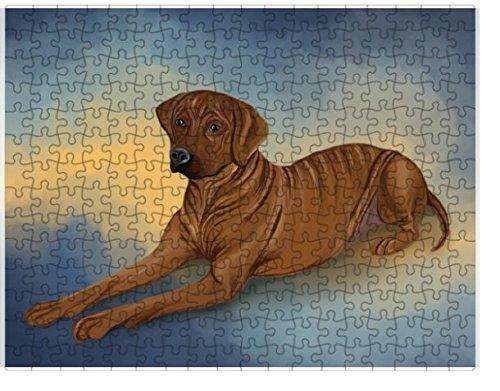 Rhodesian Ridgeback Dog Puzzle with Photo Tin