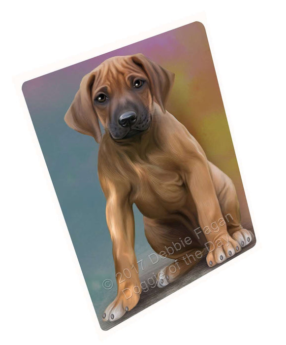 Rhodesian Ridgeback Dog Tempered Cutting Board