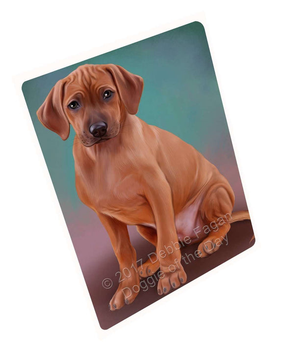 Rhodesian Ridgeback Dog Tempered Cutting Board