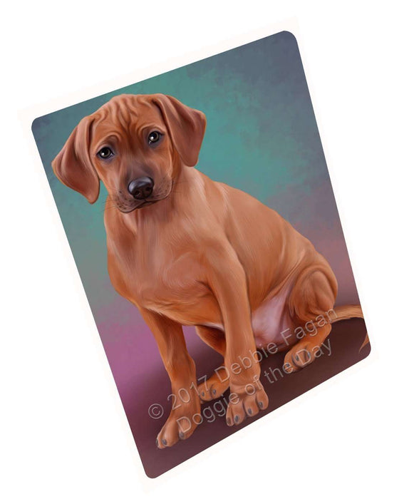 Rhodesian Ridgeback Dog Tempered Cutting Board