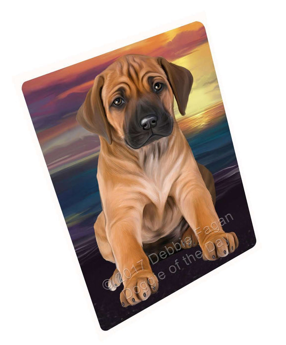 Rhodesian Ridgeback Dog Tempered Cutting Board